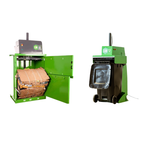 Presse et tasseur pour déchets