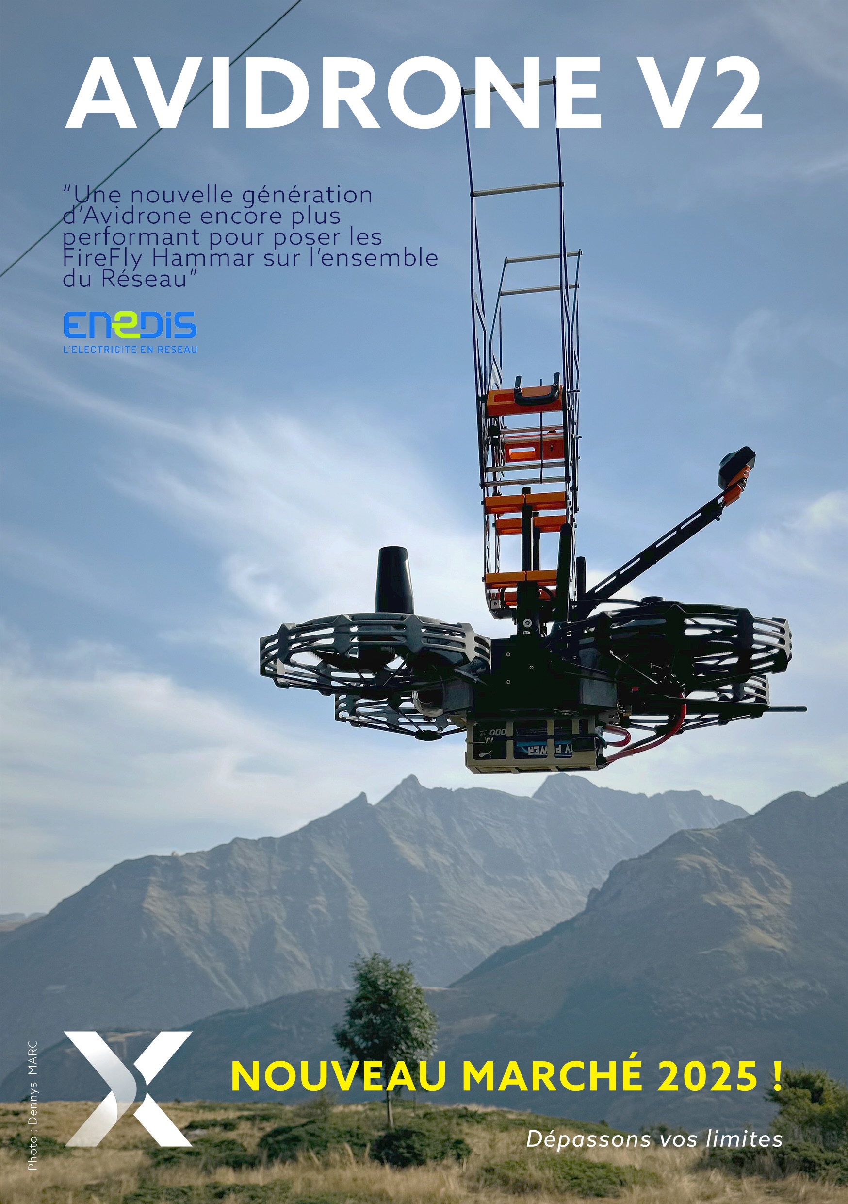 AVIDRONE - WORK ON ELECTRICITY NETWORKS - SKYDRONE