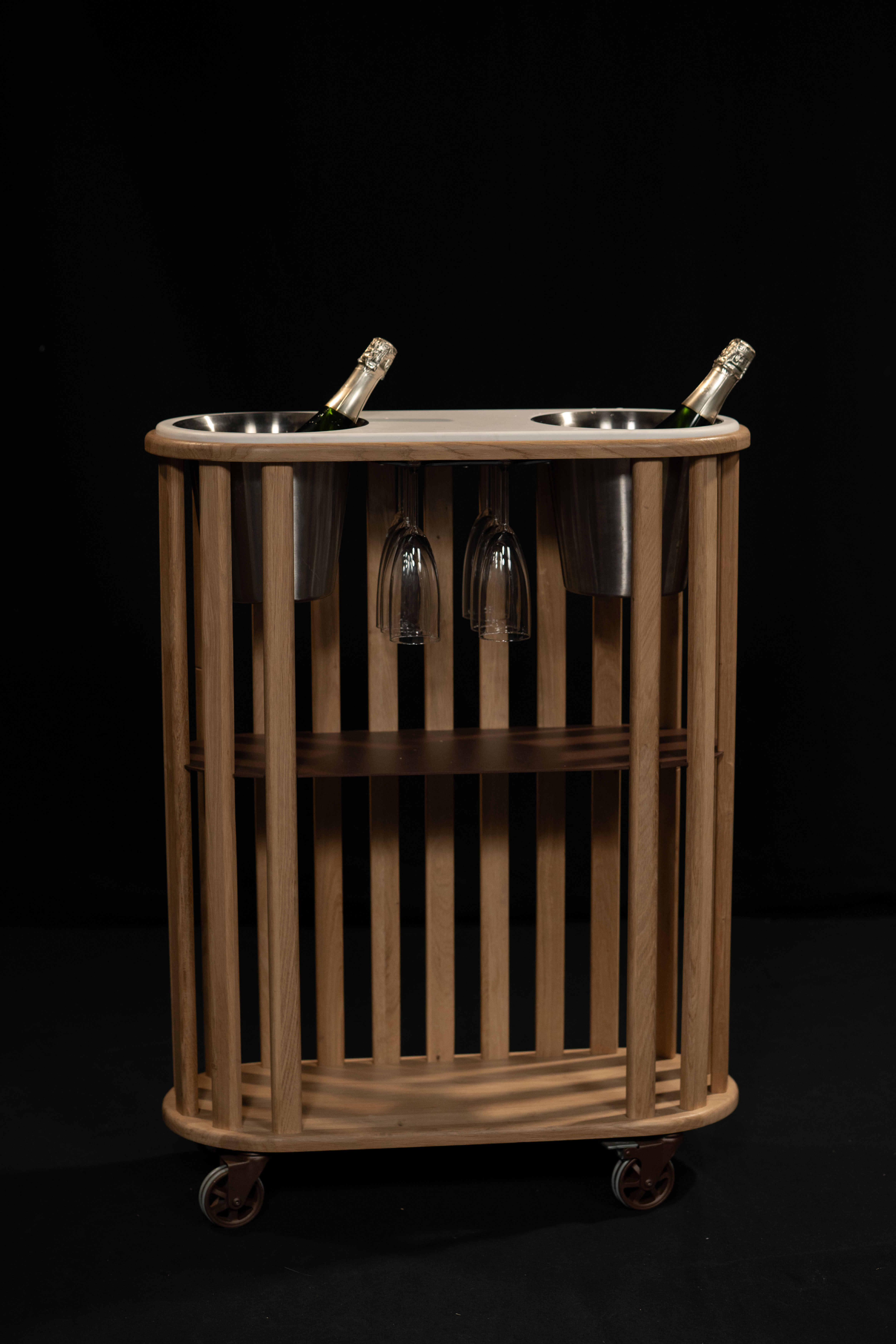 chariot à champagne