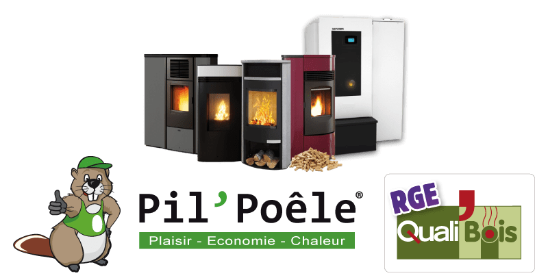 Pil’Poêle spécialiste dans la vente et l’installation de poêles granulés et bois.