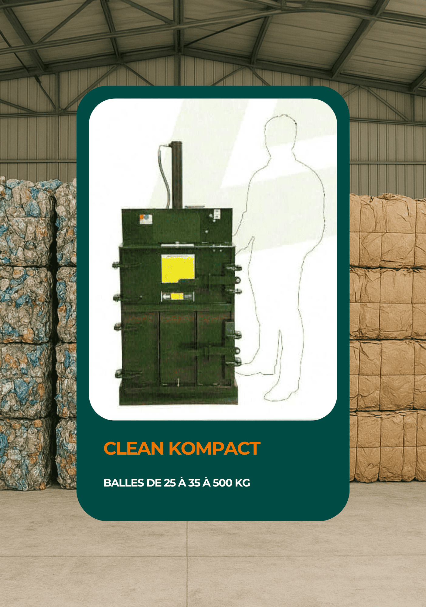 CLEAN KOMPACT : Compacteur de déchets
