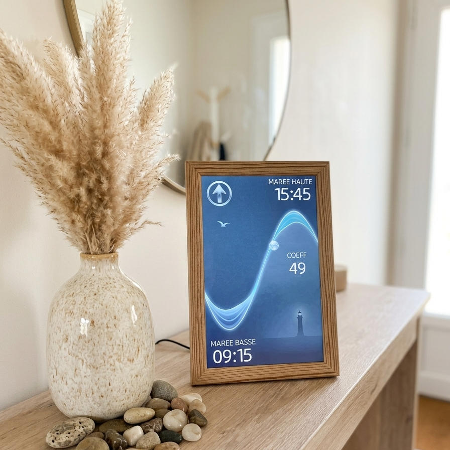 Hydros, l'horloge à marée connectée.