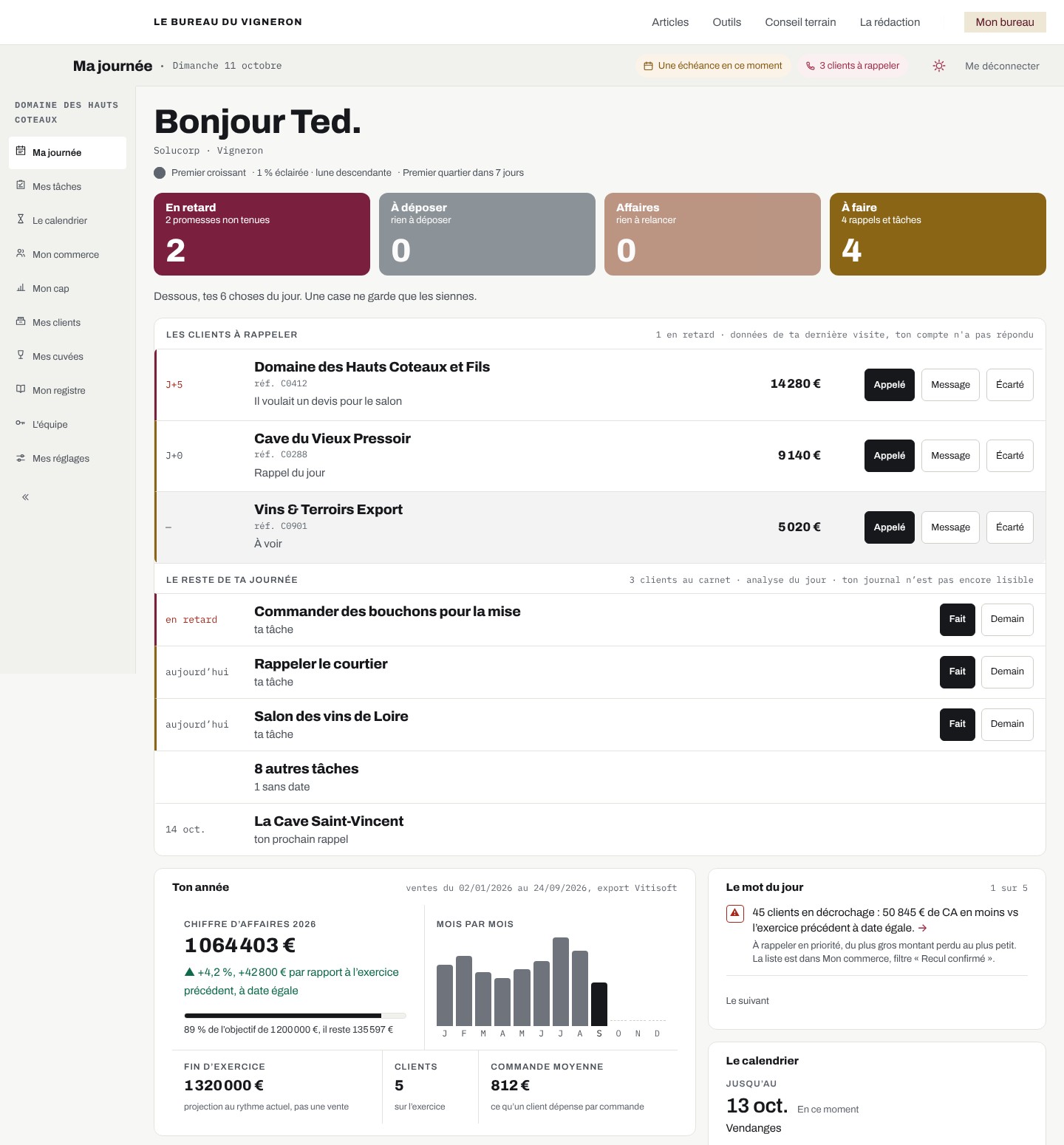Le Bureau du Vigneron