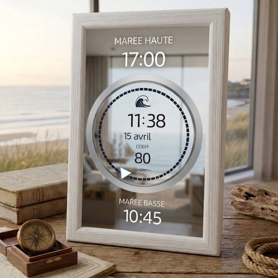 Hydros, l'horloge à marée connectée.