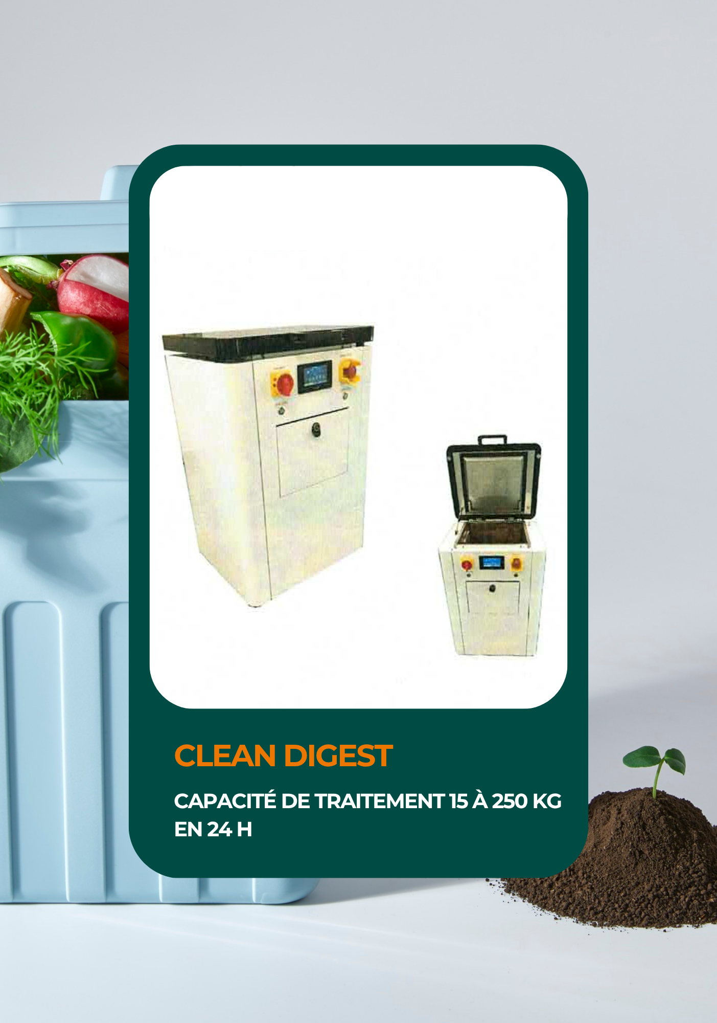 CLEAN DIGEST : Traitez vos déchets organiques facilement