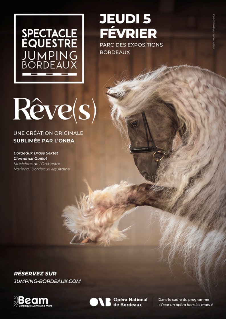 Rêve(s) : Création originale du Jumping International de Bordeaux sublimée par l’ONBA