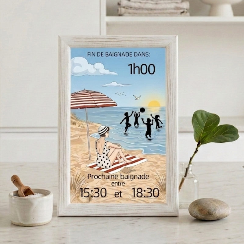 Hydros, l'horloge à marée connectée et sa fonctionnalité baignade inédite.