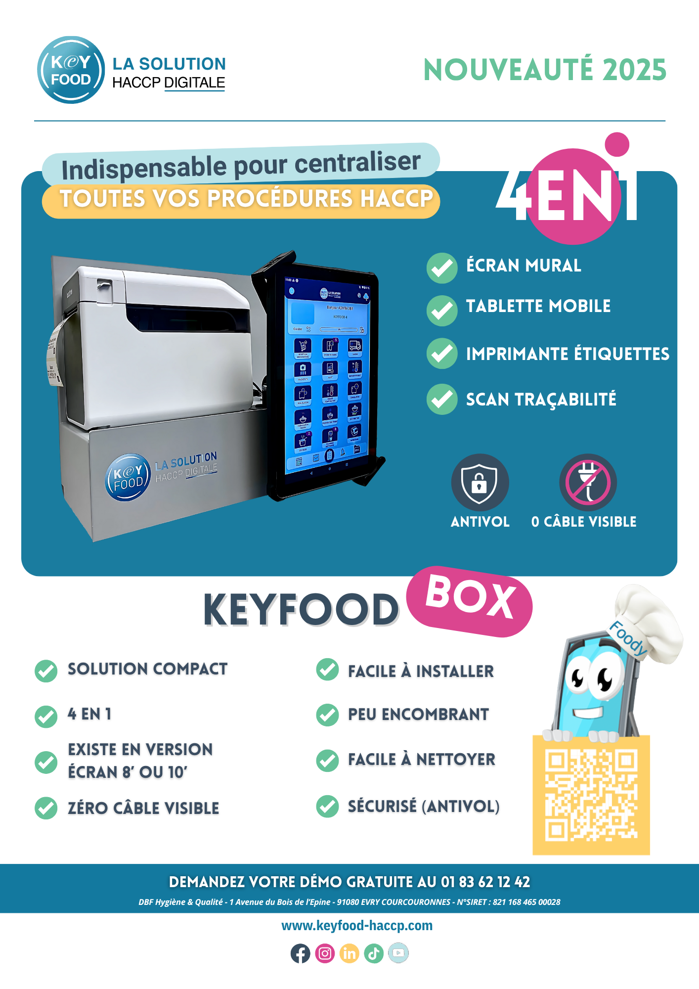 La borne KEYFOOD BOX